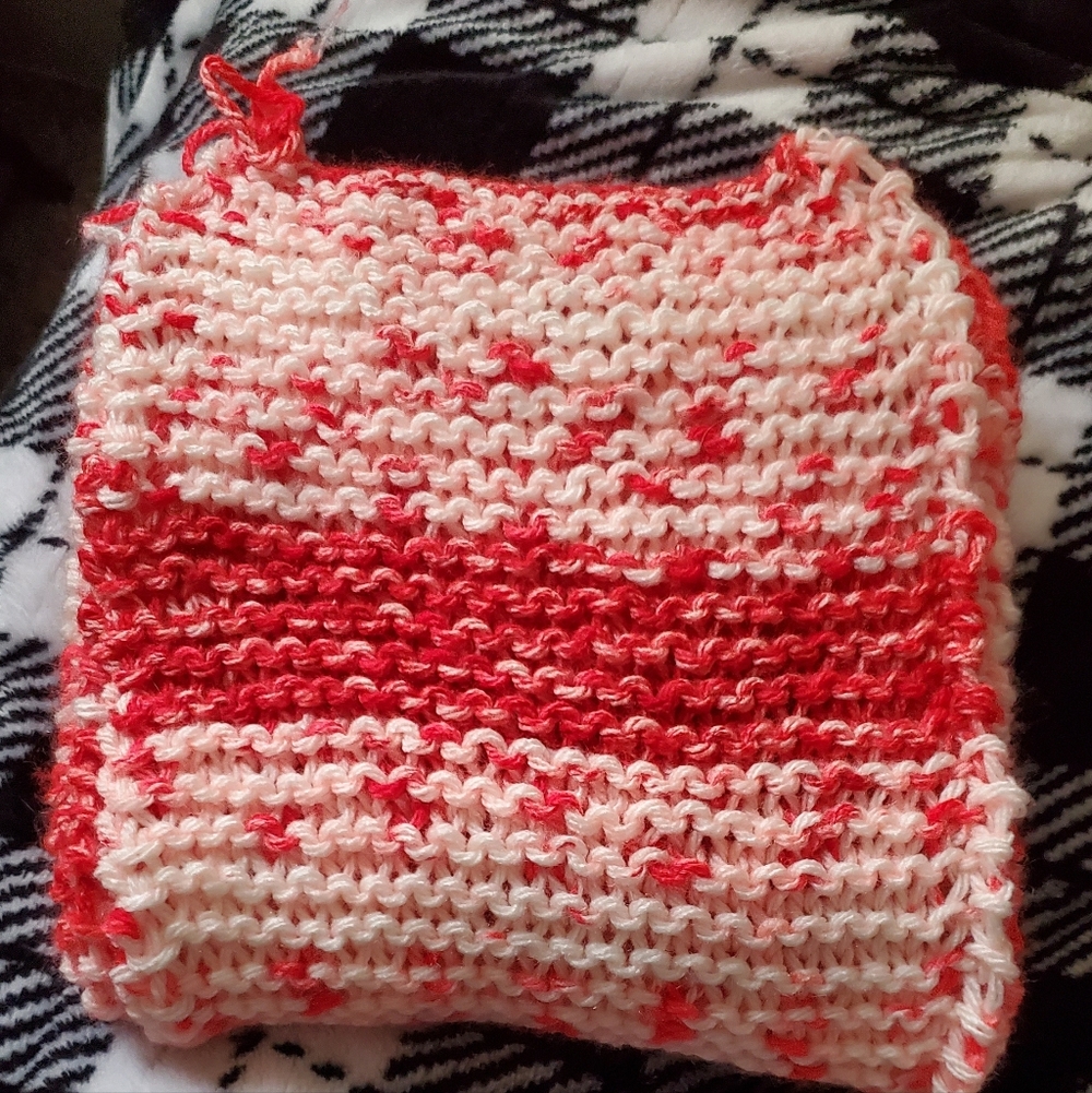 Peppermint Knitted Scarf